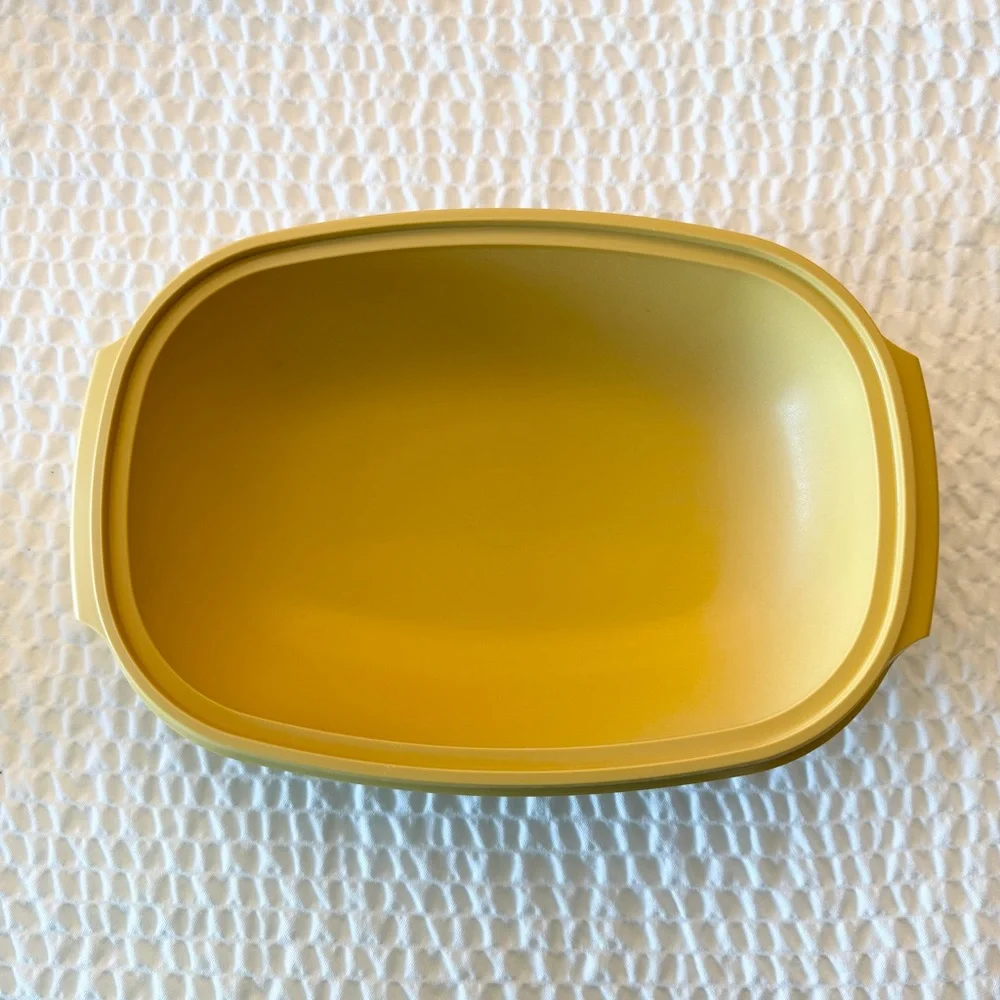 Vintage Tupperware 4pc Steamer Harvest Gold 1273